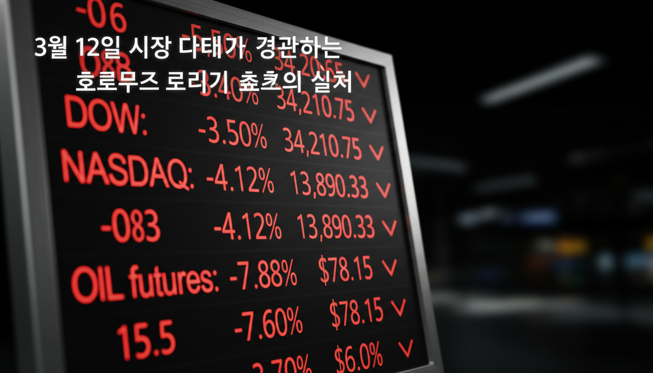 Close up of a digital financial ticker board showing downward trends in glowing red numbers, shallow