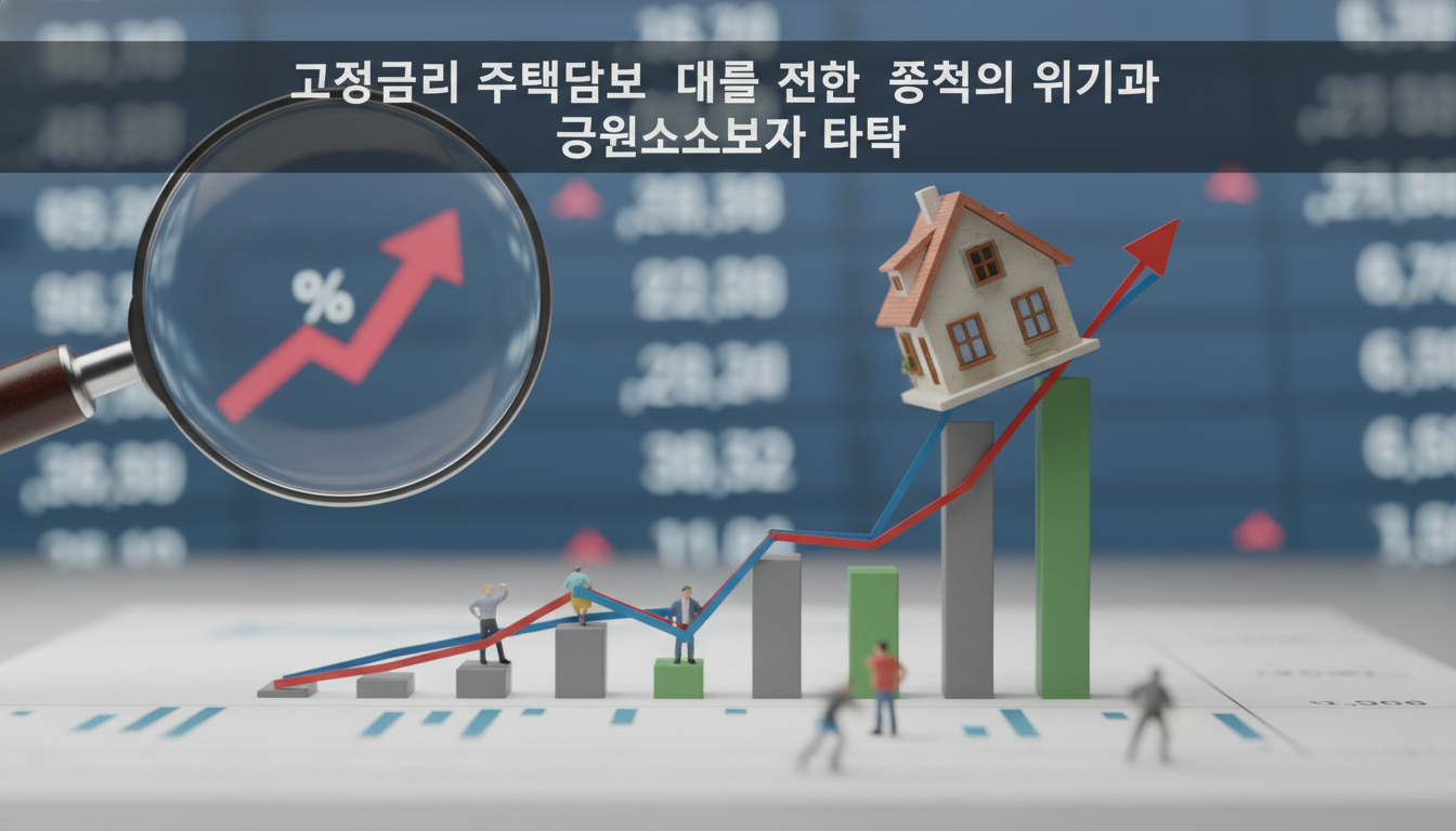 miniature house model on top of rising financial chart interest rate concept macro photography