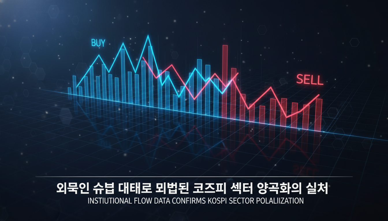 abstract financial stock market chart showing contrasting upward and downward trend lines, institutional...