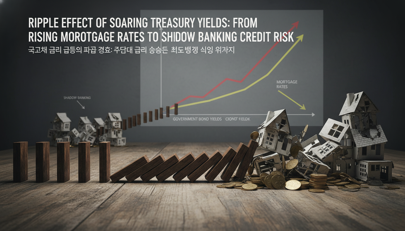 domino effect falling on miniature houses and coins financial crisis concept