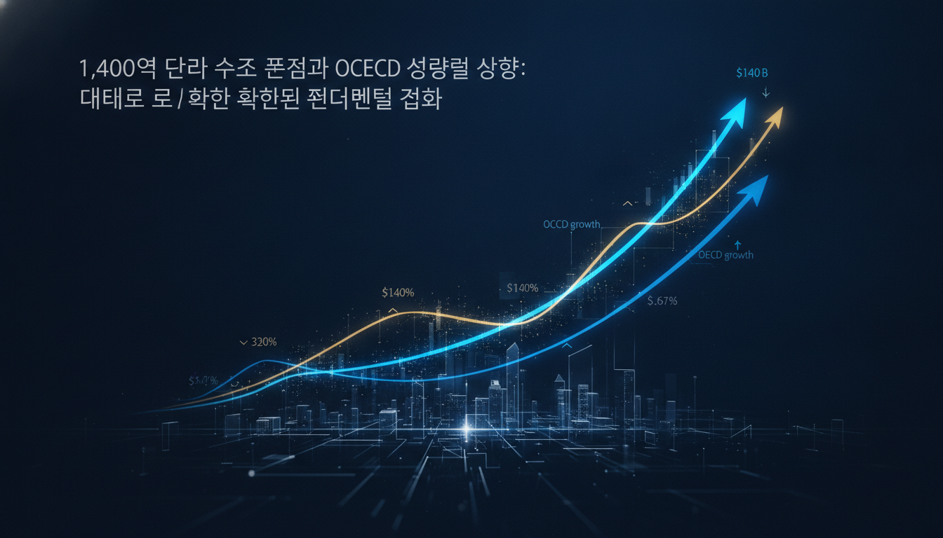 abstract financial growth chart displaying glowing upward trend lines and digital data nodes over a dark blue...